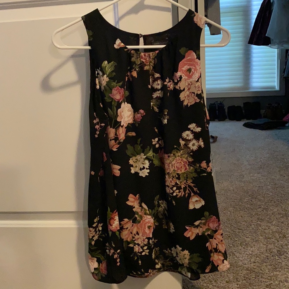 Vince Camuto sleeveless floral top